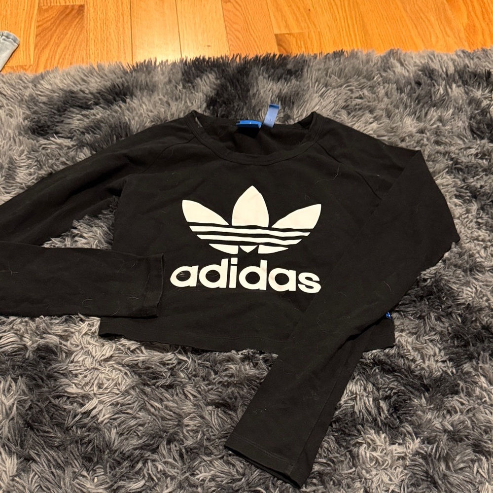 Adidas  Black Long Sleeve Shirt